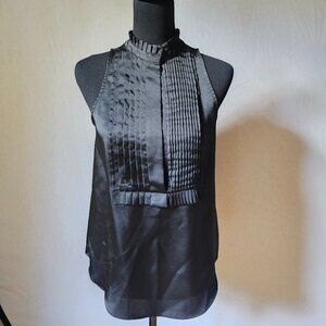 Joie Black Tuxedo Tank Top